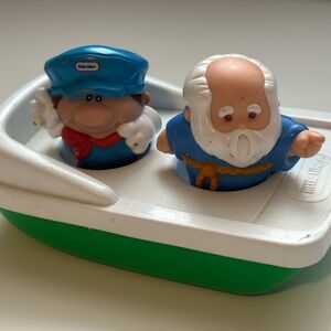Little Tikes characters X2 and boat